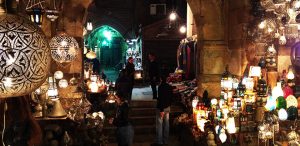 Khan El Khalili Bazar goods and handcrafts